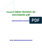 Rudolf Laban Dominio Do Movimento PDF