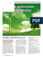 The Six Principles of Sustainability - D Bogle - CE UCL