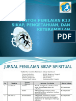 Contoh Penilaian K13