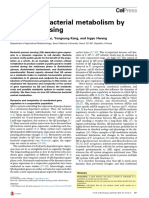 Control of Bacterial Metabolism by Quorum Sensing