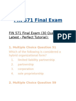 FIN 571 Final Exam | FIN 571 Final Exam Answers - Studentwhiz