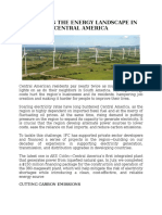 Changing the Energy Landscape in Central America