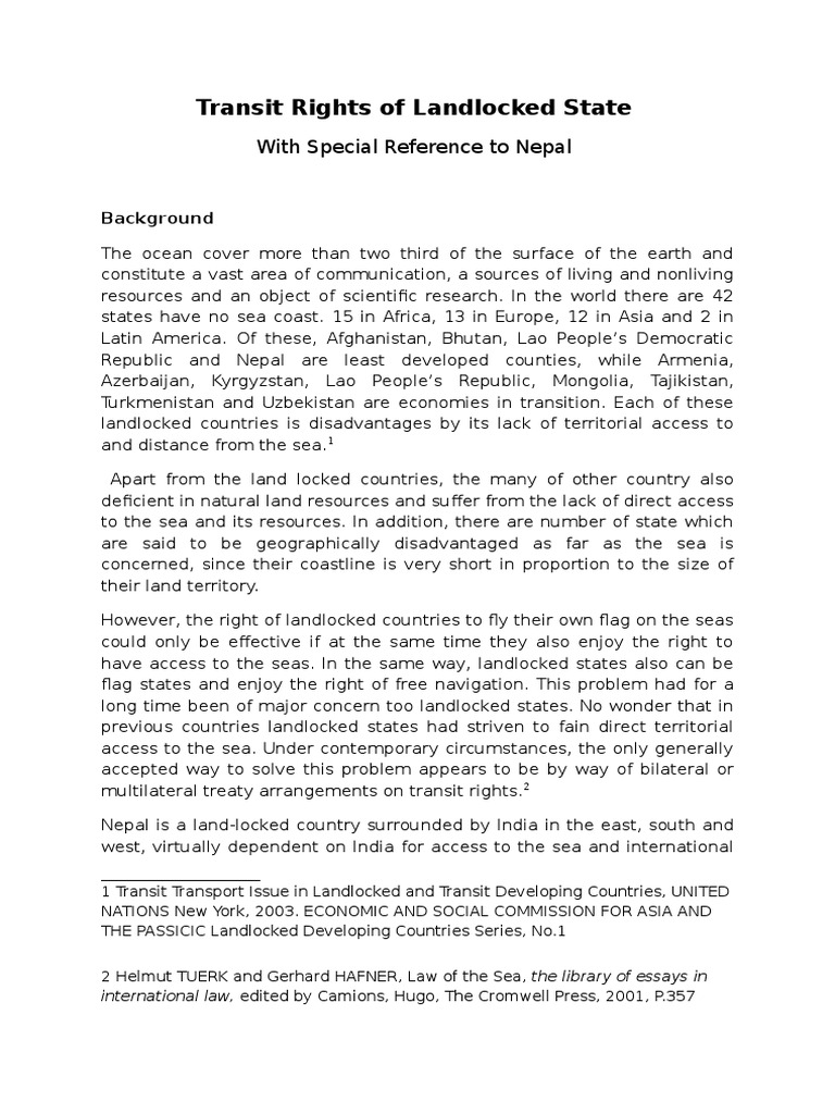 5th Year Desertation Treaty Territorial Waters