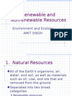 Renewable and Nonrenewable Resources Notes