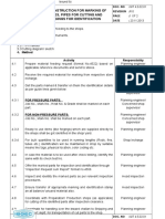 Work Instruction For Marking of Plates, Pipes For Cutting and Forgings For Identification