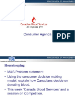 Session 4 Canadian Blood - Consumer Behavior PDF