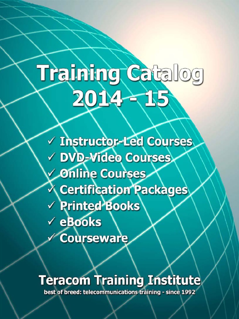 Teracom Training Institute Catalog PDF | PDF | Voice Over Ip | Public ...