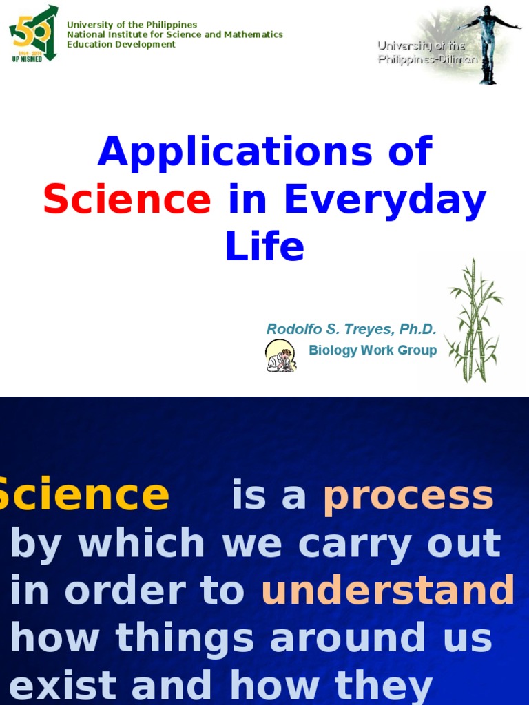essay on the use of science