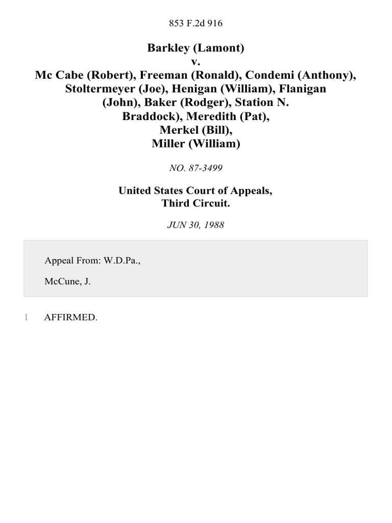 Third Circuit Sitting Calendar