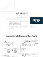 RF Mixers: by Leo de Vreede