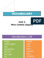 Vocabulary That San Idea