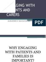 Engaging With Patients and Carers: Alibasher D. Macalnas, RN