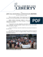 2009 YAL National Convention Report