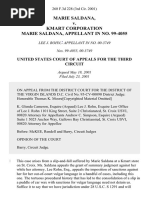 Marie Saldana v. Kmart Corporation Marie Saldana, in No. 99-4055, 260 F.3d 228, 3rd Cir. (2001)