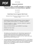 Michael D. Potence v. Hazleton Area School District Geraldine S. Shepperson Hazleton Area School District, 357 F.3d 366, 3rd Cir. (2004)