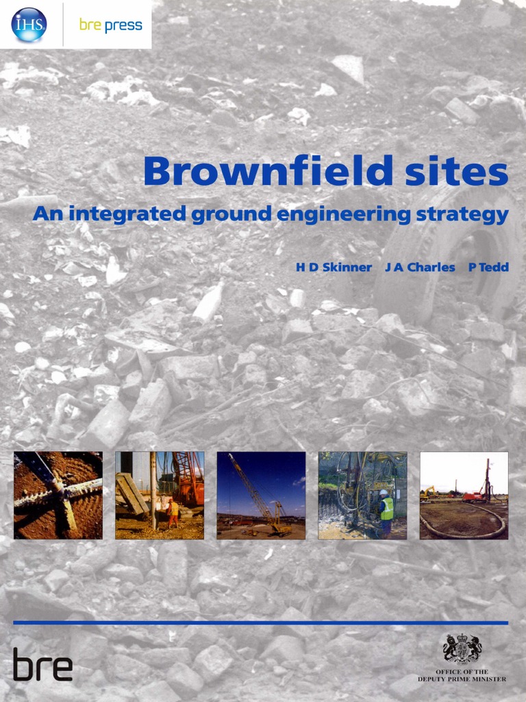 BRE Brownfield Sites PDF Environmental Remediation Risk