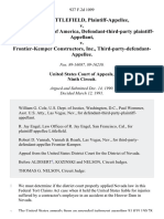 Lloyd Littlefield v. United States of America, Defendant-Third-Party v. Frontier-Kemper Constructors, Inc., Third-Party-Defendant-Appellee, 927 F.2d 1099, 3rd Cir. (1991)