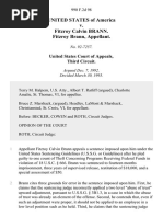 United States v. Fitzroy Calvin Brann. Fitzroy Brann, 990 F.2d 98, 3rd Cir. (1993)