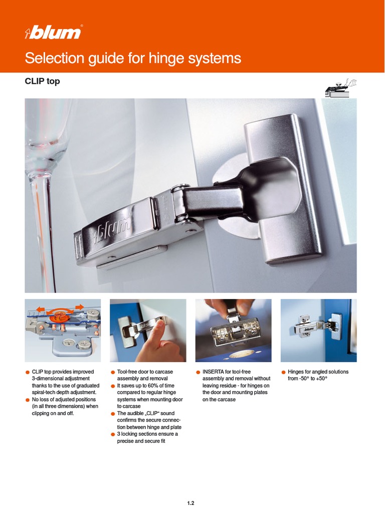 Blum Hinges PDF Door Screw