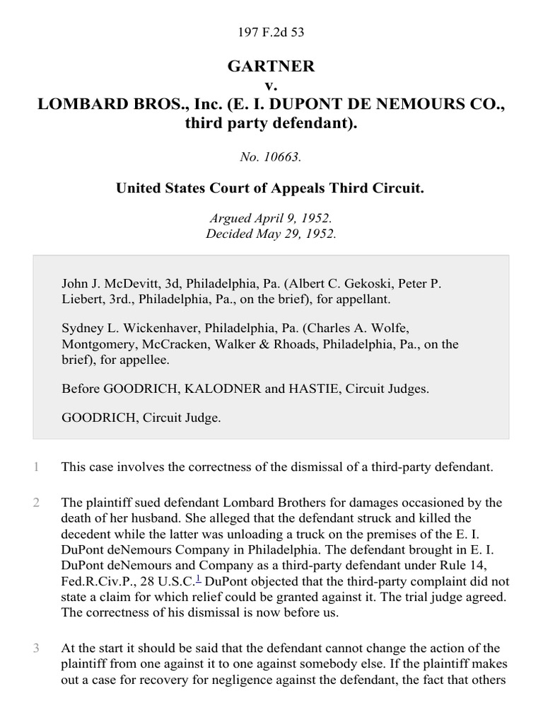 Orcp Third Party Defendant Texas