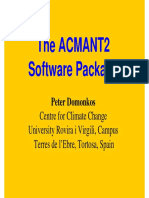 The Acmant2 Software Package Software Package