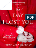 The Day I Lost You by Fionnuala Kearney - Extract