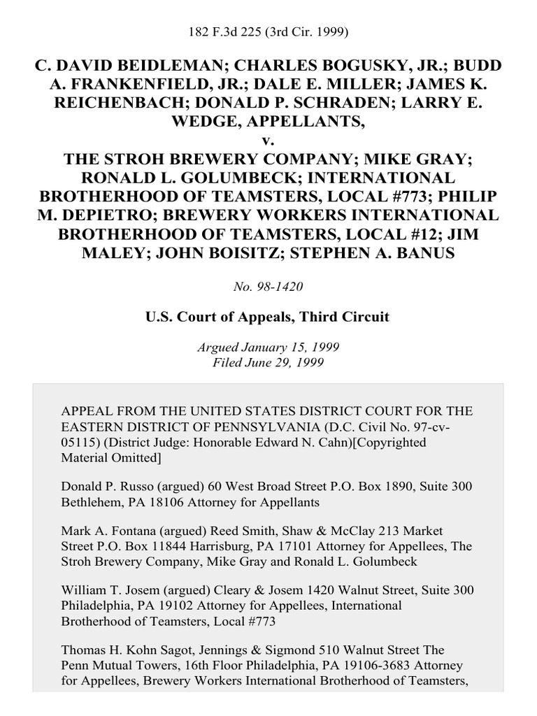 U.S. Court of Appeals, Third Circuit PDF Tortious Interference Tort