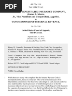 The Mutual Benefit Life Insurance Company, (James P. Moore, JR., Vice President and Comptroller), Appellee, v. Commissioner of Internal Revenue