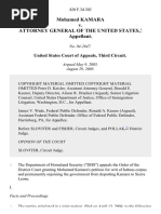 Mohamed Kamara v. Attorney General of The United States, 420 F.3d 202, 3rd Cir. (2005)