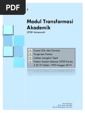 Sifir Formula Matematik Upsr Pdf