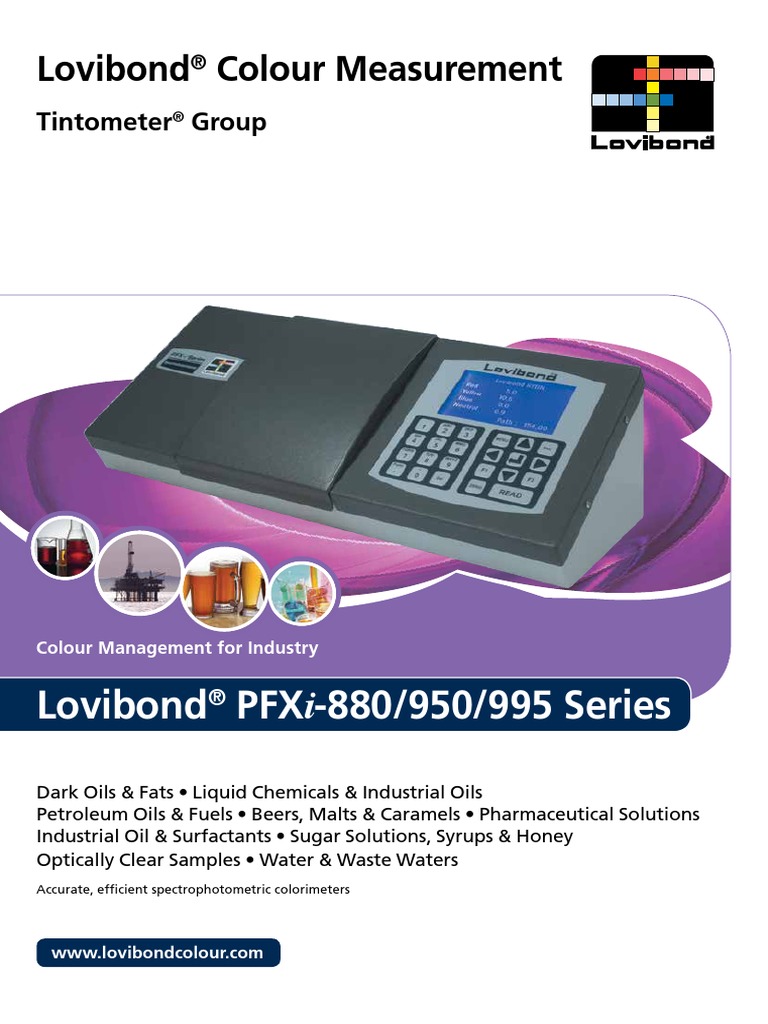 Lovibond Colour Measurement