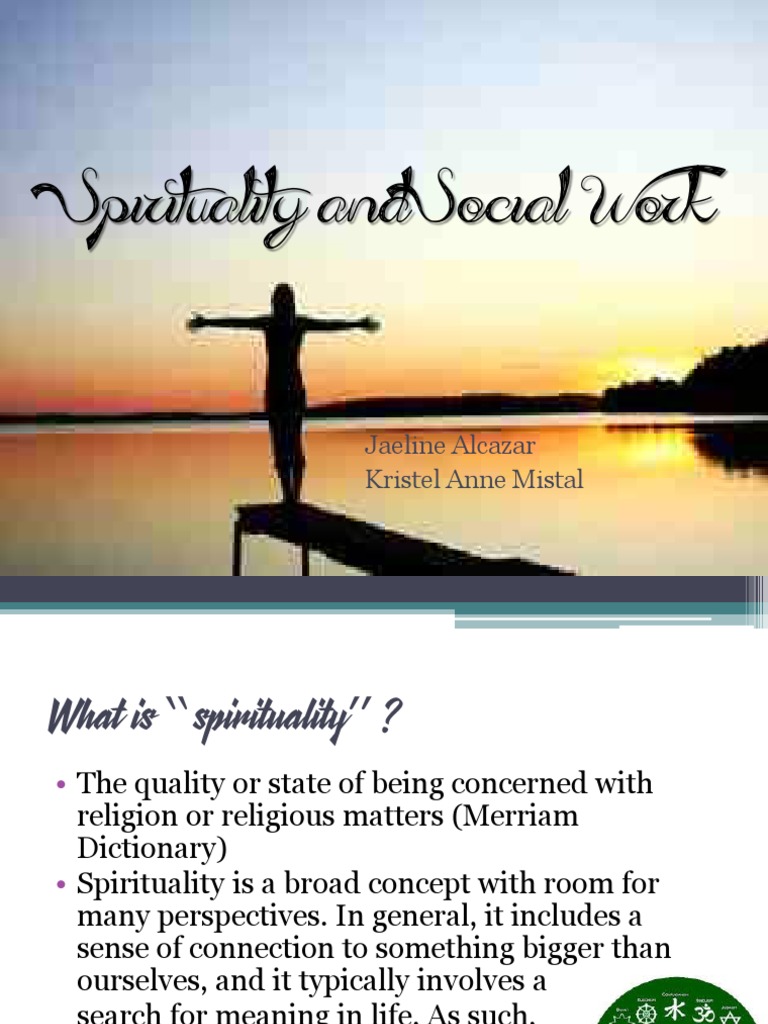 Spirituality's Role in Social Work | PDF | Spirituality | Meaning Of Life