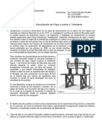 Instructivo Práctica No. 1 Flujo Laminar y Turbulento 2016