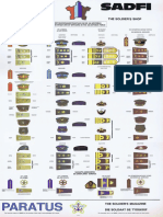 SADF Rank Insignia of Officers in the South African Defence Force Before 1994 HIGH