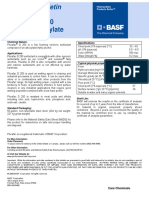 Plurafac D 250 Alcohol Alkoxylate: Technical Bulletin