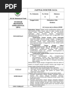 1. SOP Kebersihan Tangan