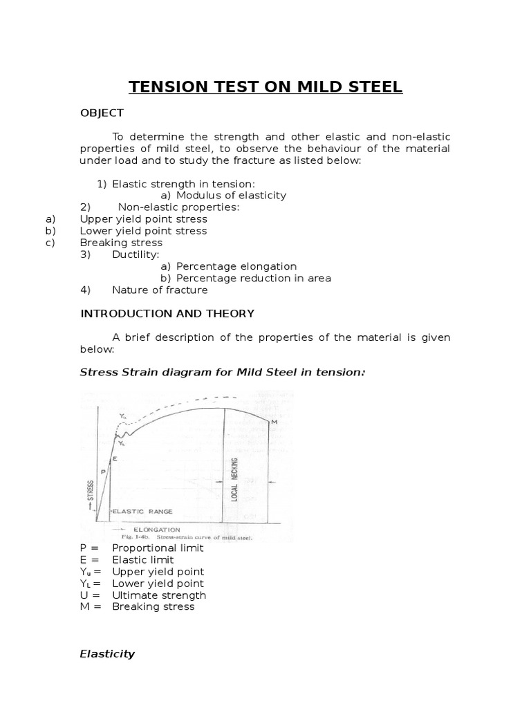 0835486930000_3. Tensile Test of Mild Steel | Strength Of Materials ...