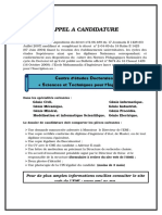 Candidature Cedoc 2015 2016