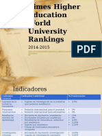 Times Higher Education World University Rankings - Version 2