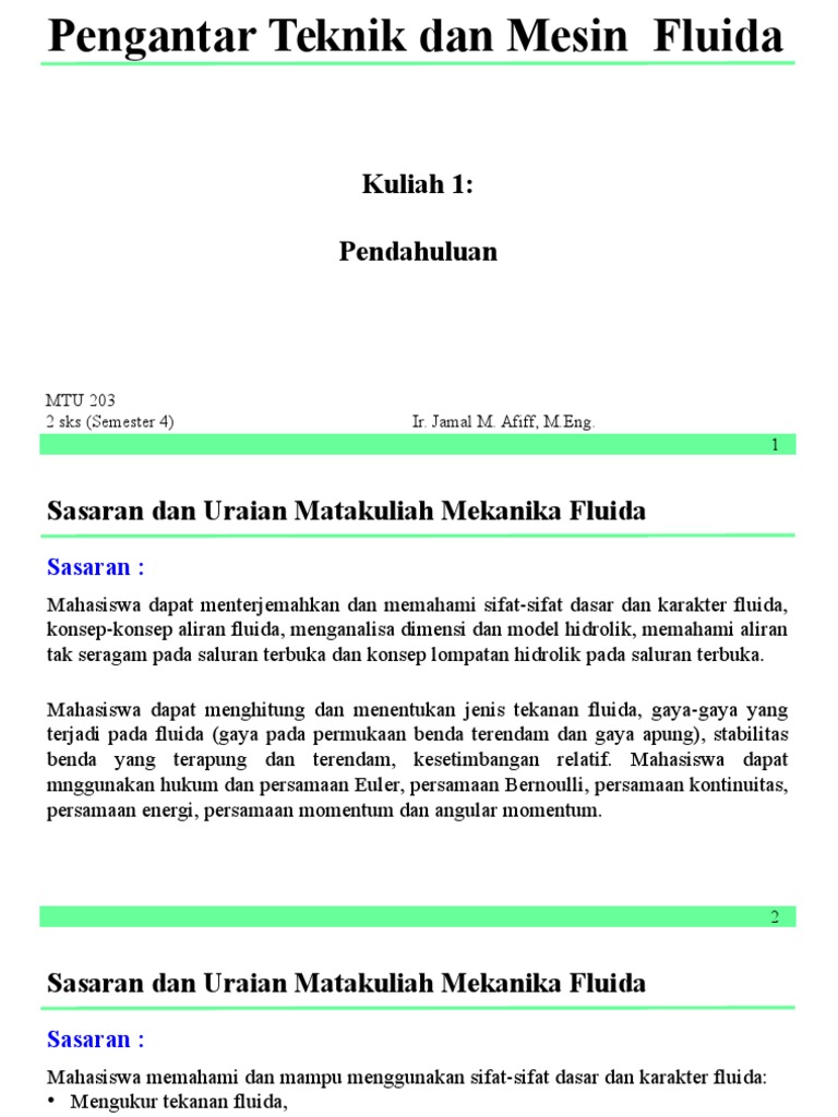 Contoh Soal Mekanika Fluida 2 Teknik Mesin Berbagi