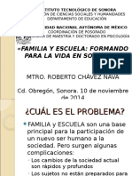 Presentacion Familia y Escuela para Sociedad