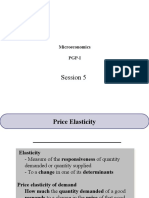 Session 5: Microeconomics Pgp-I