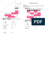 Formative Test in Music 4