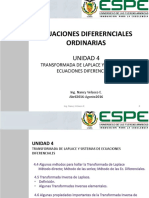 4.4 Métodos Para Hallar La TL. 4.5Inversa 4.6 Propiedades Pp1-15