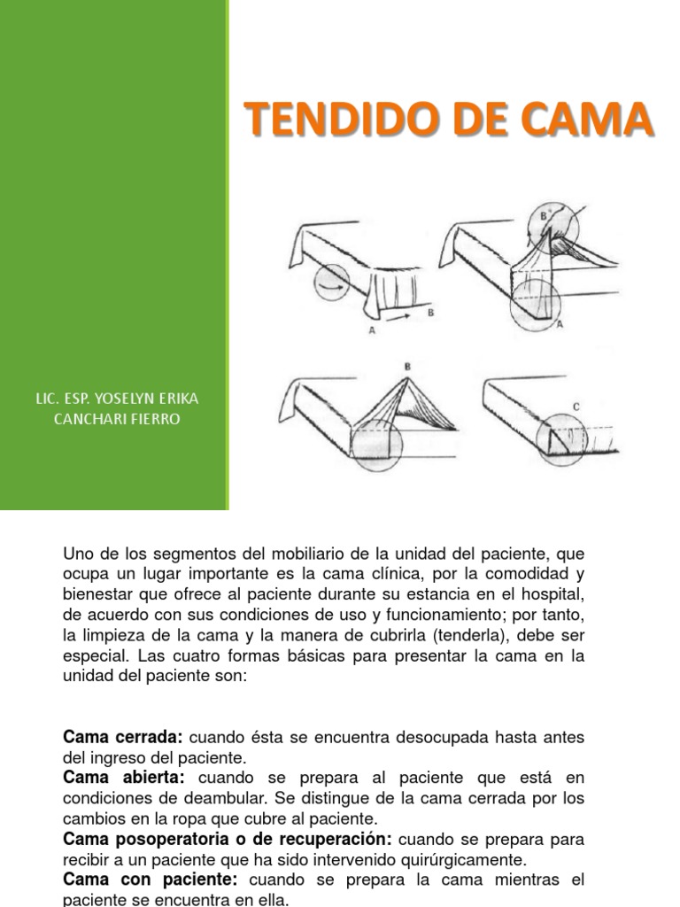 Tendido de Cama PDF | PDF | Colchón | Cirugía