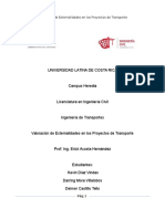 Valoración Externalidades Transporte