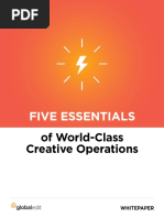 5 Essentials of World Class Creative Operations