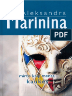 Aleksandra Marinina - Mirtis Kaip Menas 1 Kaukes 2013 LT PDF