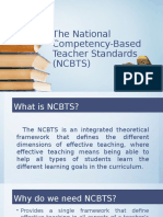 The National Competency-Based Teacher Standards (NCBTS)