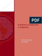 El Derecho A La Educación en Argentina